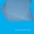 Hvid 2 mm tykkelse plast PVC-plade